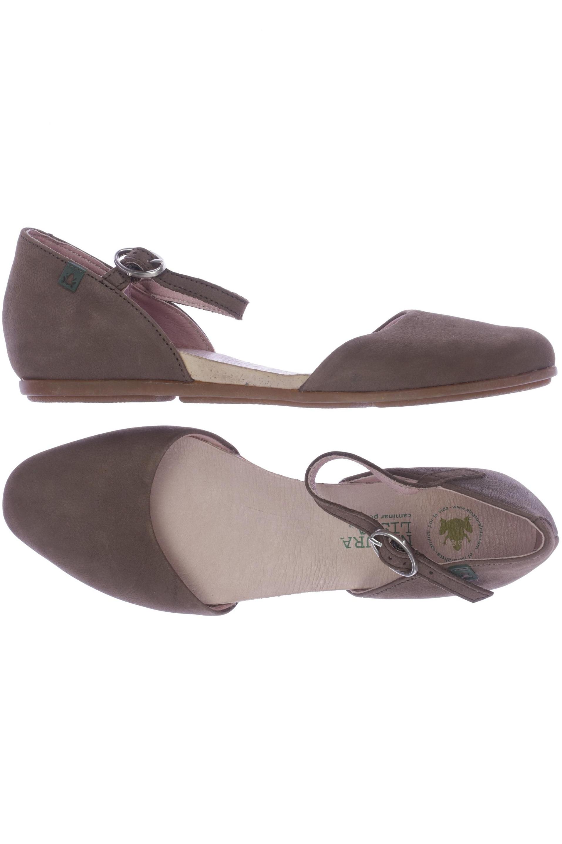 

El Naturalista Damen Ballerinas, braun, Gr. 41