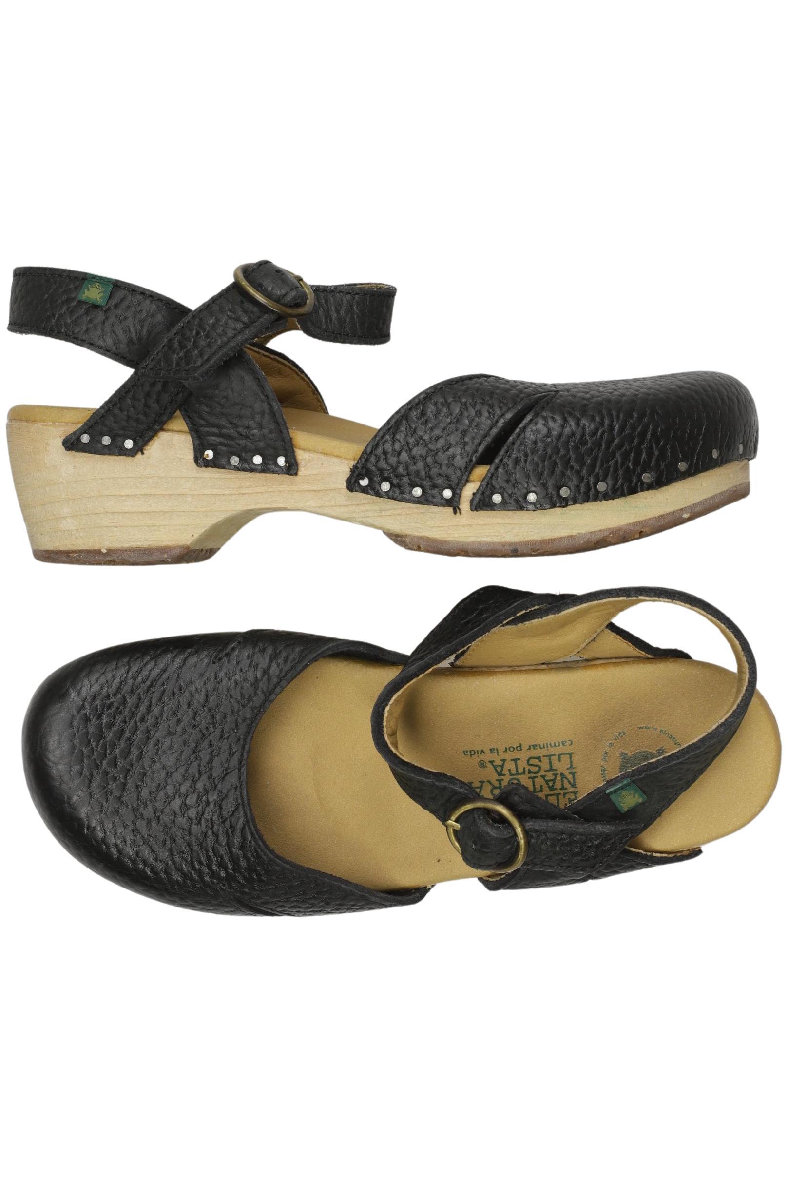 

El Naturalista Damen Sandale, schwarz, Gr. 38