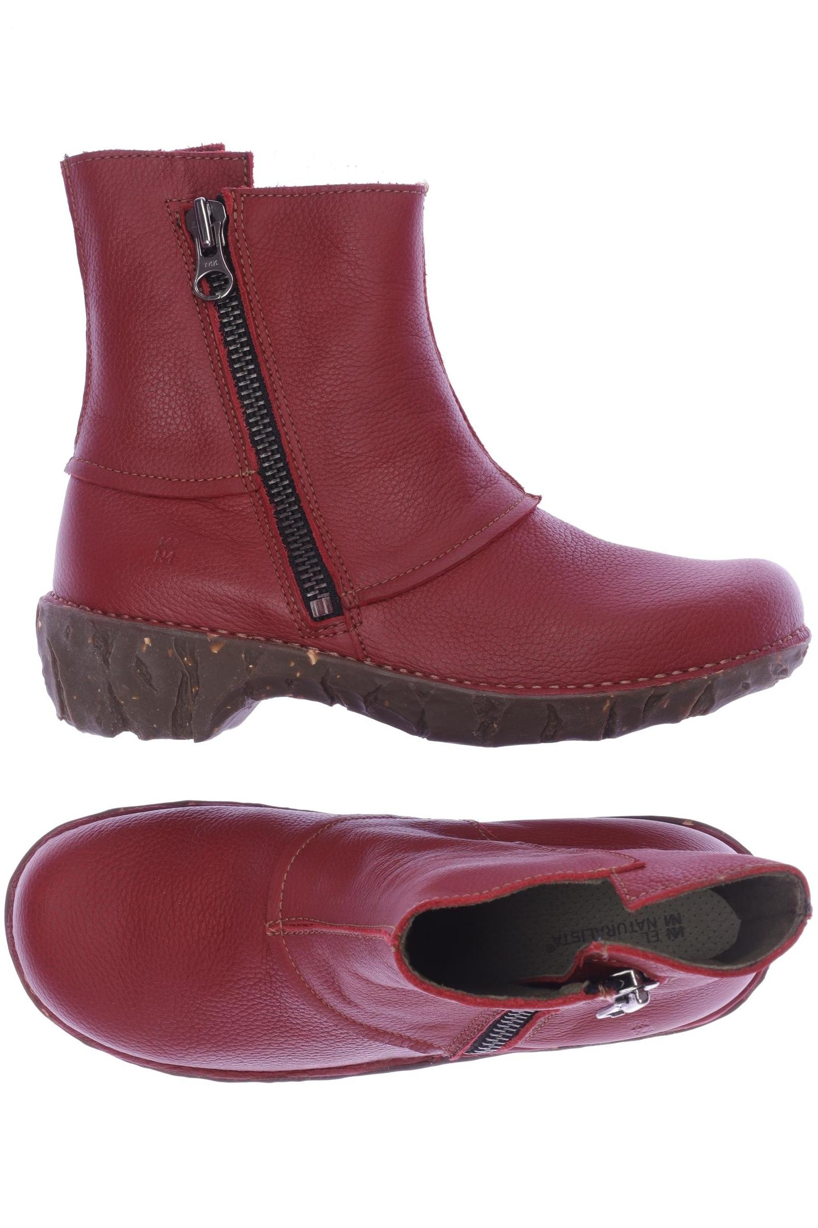 

El Naturalista Damen Stiefelette, rot, Gr. 38