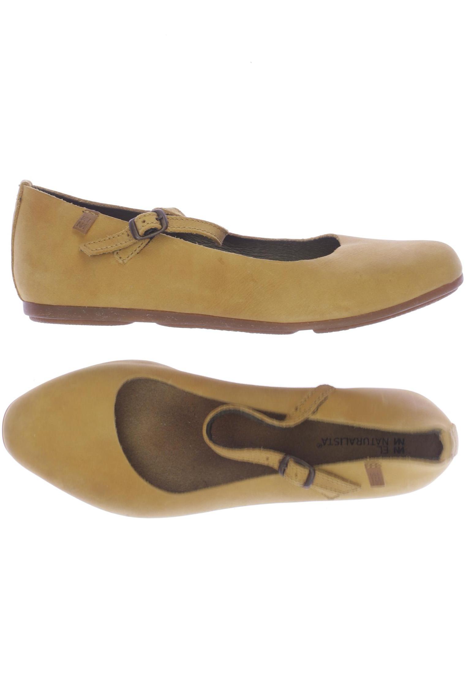 

El Naturalista Damen Ballerinas, gelb, Gr. 37