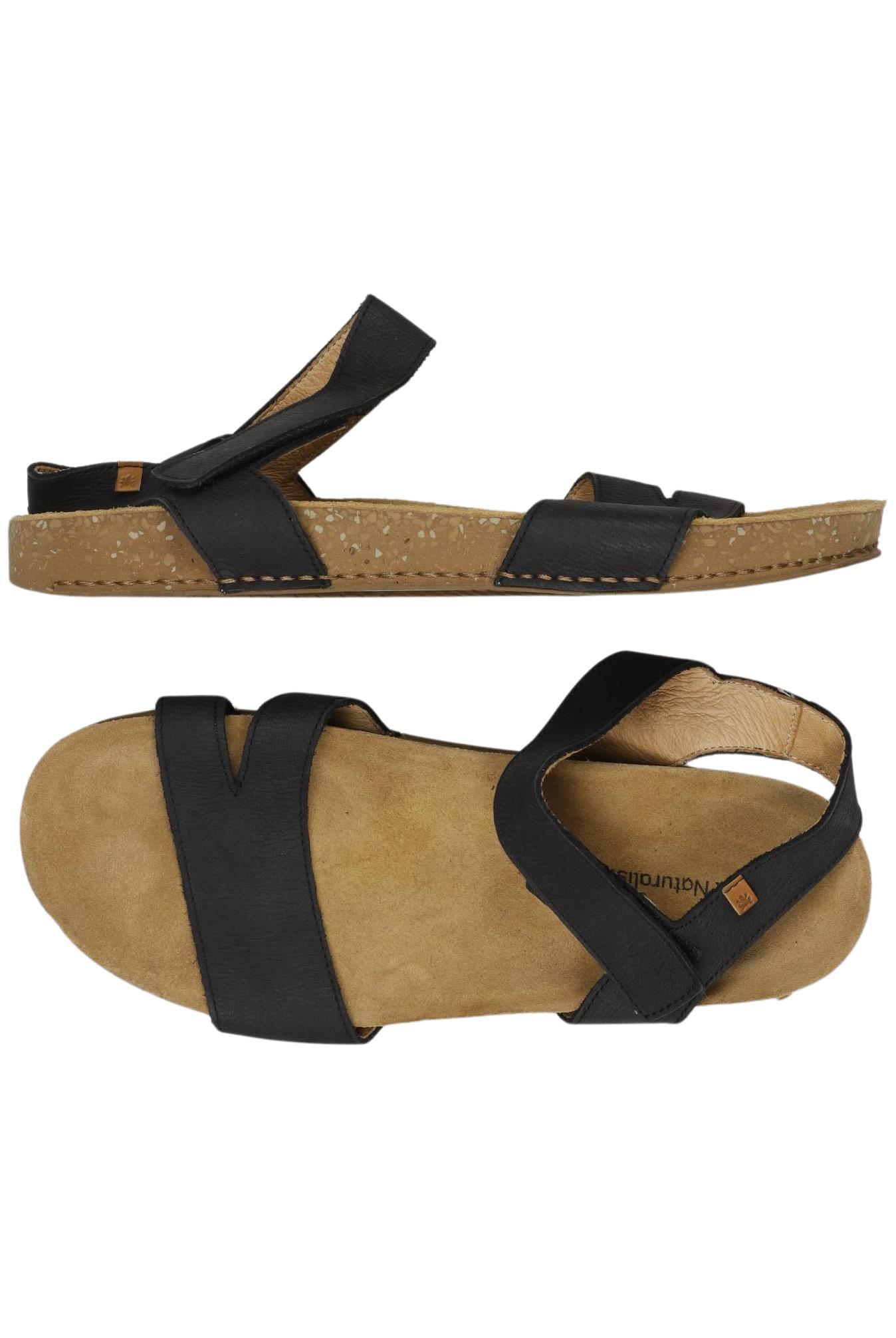 

El Naturalista Damen Sandale, schwarz, Gr. 44