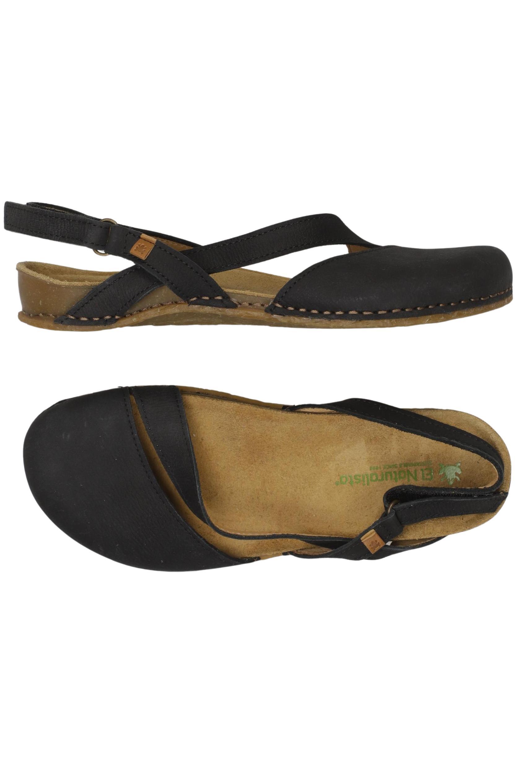 

El Naturalista Damen Ballerinas, schwarz, Gr. 37