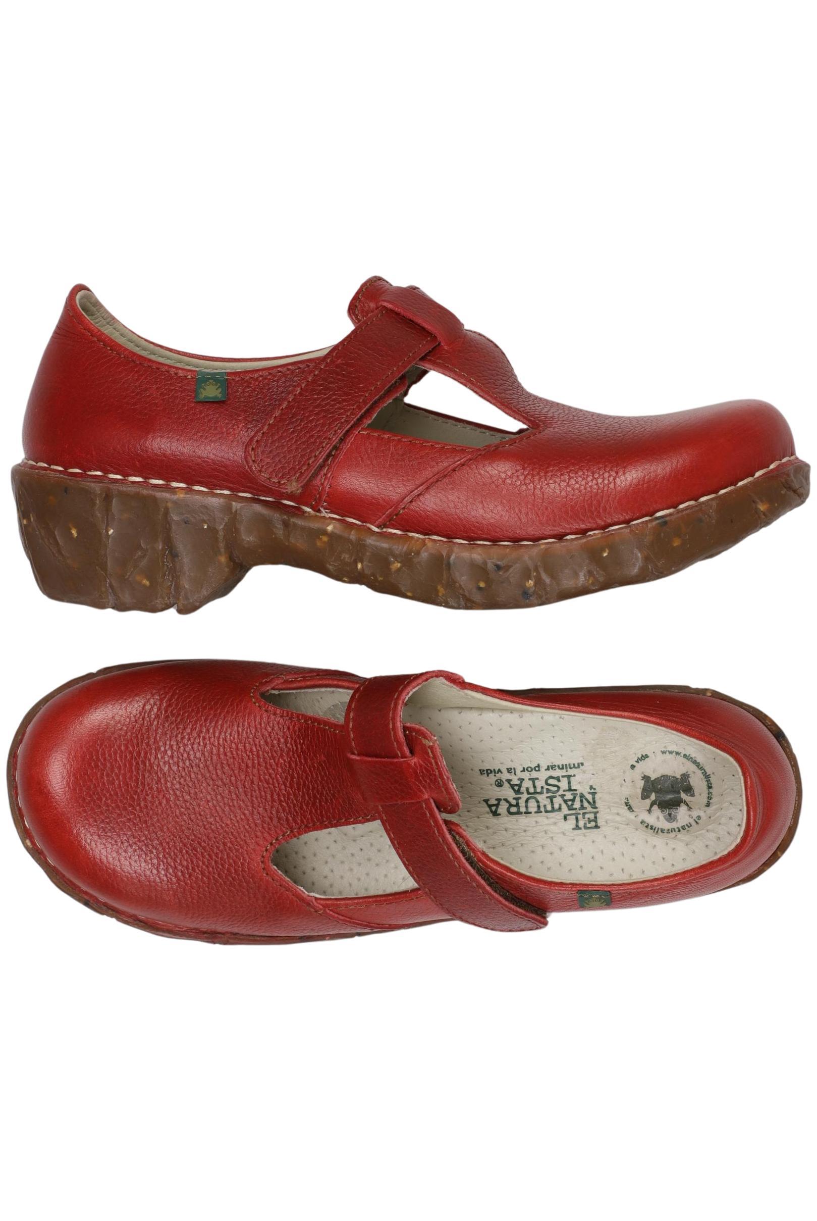 

El Naturalista Damen Halbschuh, rot, Gr. 37
