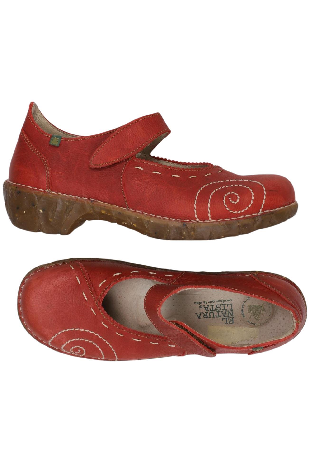

El Naturalista Damen Halbschuh, rot, Gr. 41