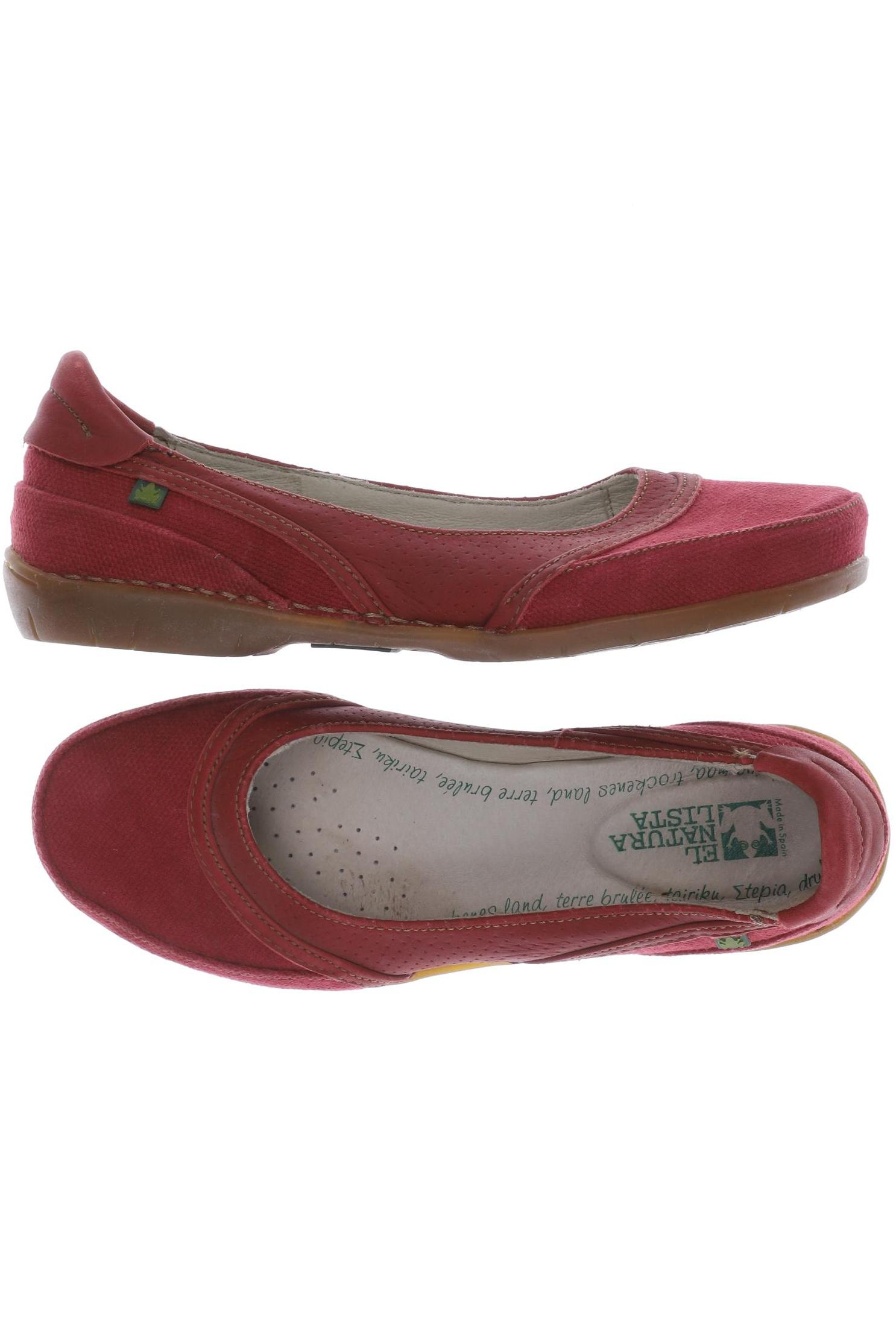 

El Naturalista Damen Ballerinas, rot, Gr. 38