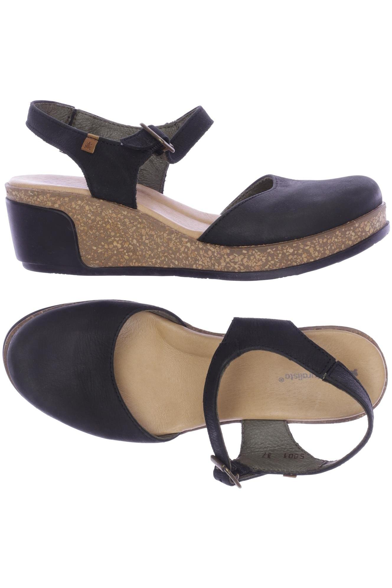 

El Naturalista Damen Sandale, schwarz, Gr. 37