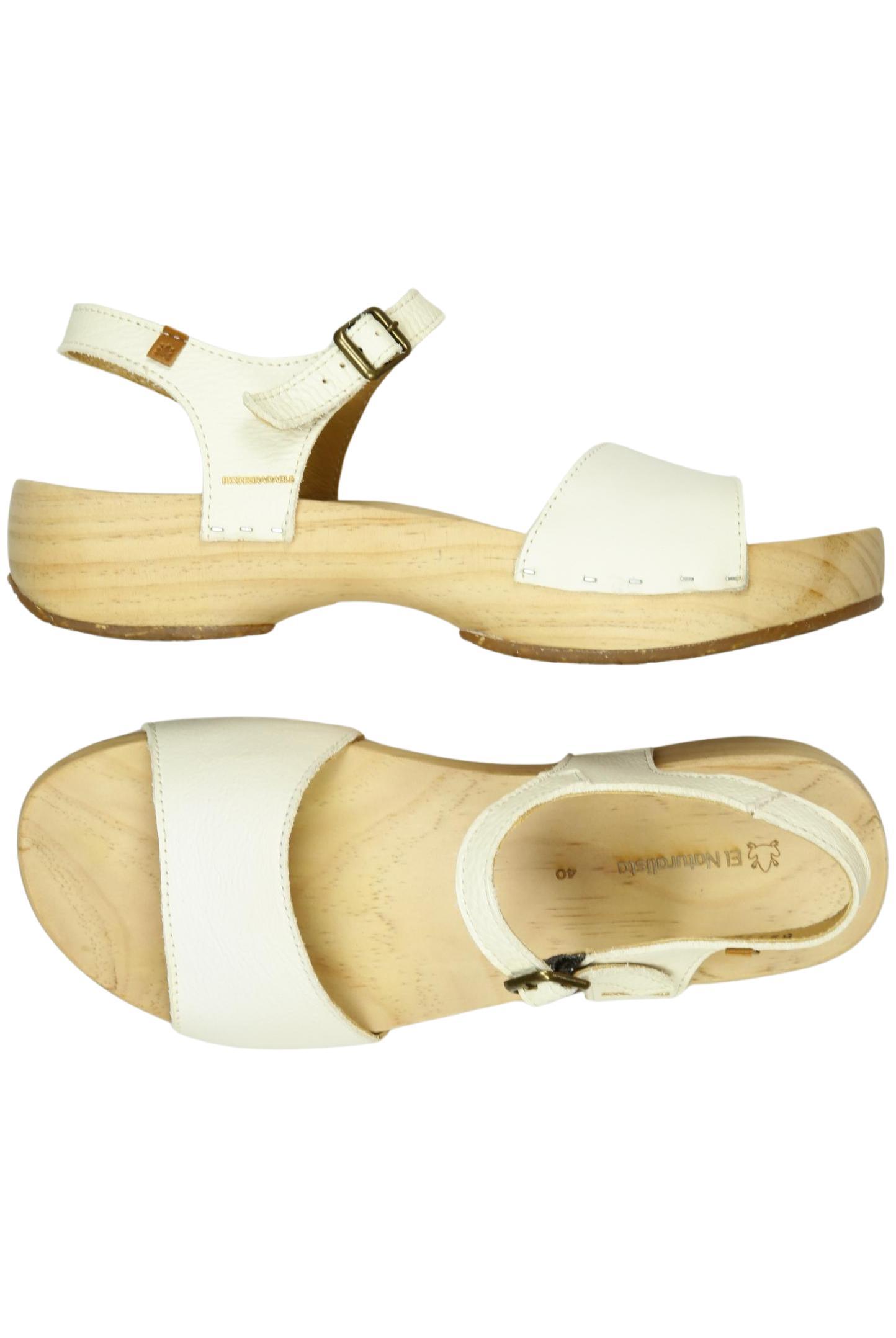 

El Naturalista Damen Sandale, cremeweiß, Gr. 40