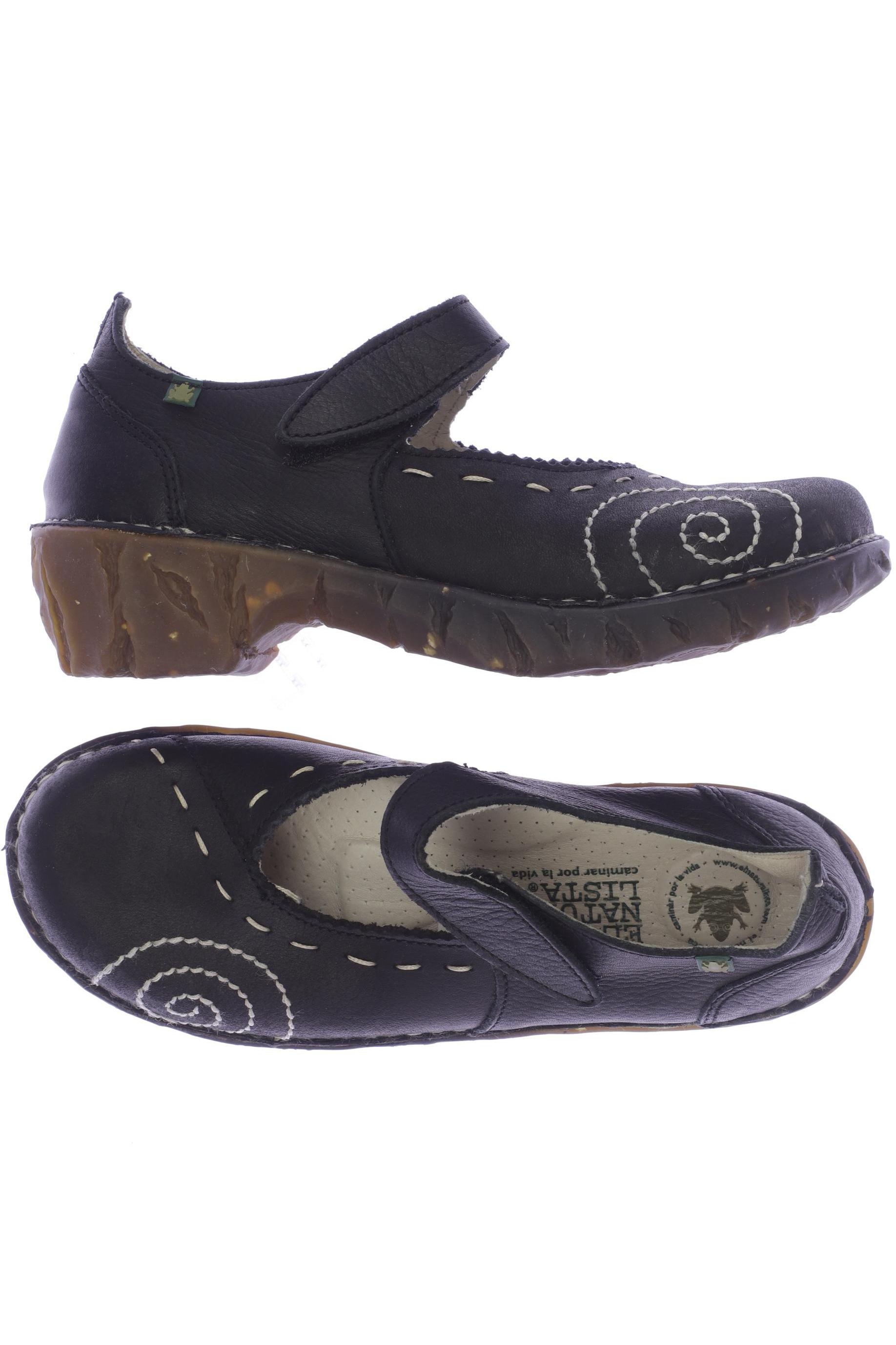 

El Naturalista Damen Ballerinas, schwarz, Gr. 36
