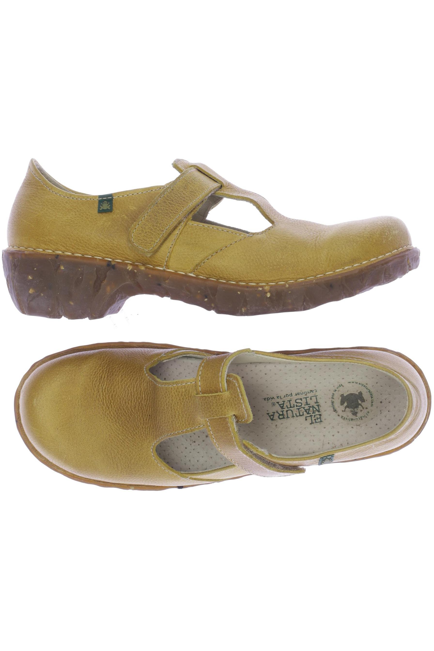 

El Naturalista Damen Halbschuh, gelb, Gr. 41