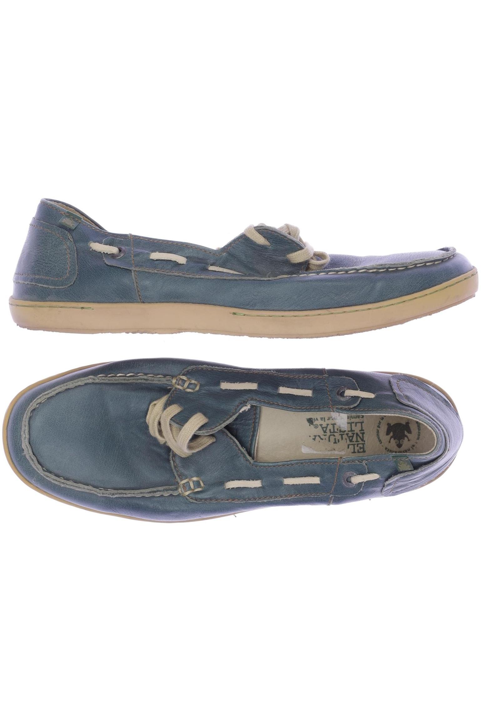 

El Naturalista Herren Halbschuh, türkis, Gr. 42