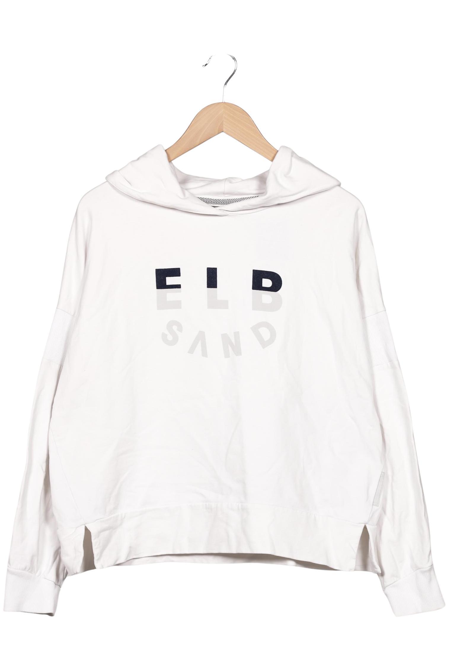 

Elbsand Damen Kapuzenpullover, weiß, Gr. 46