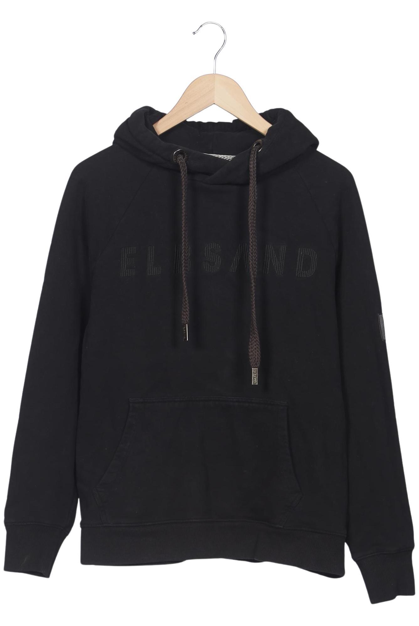 

Elbsand Damen Kapuzenpullover, schwarz, Gr. 38