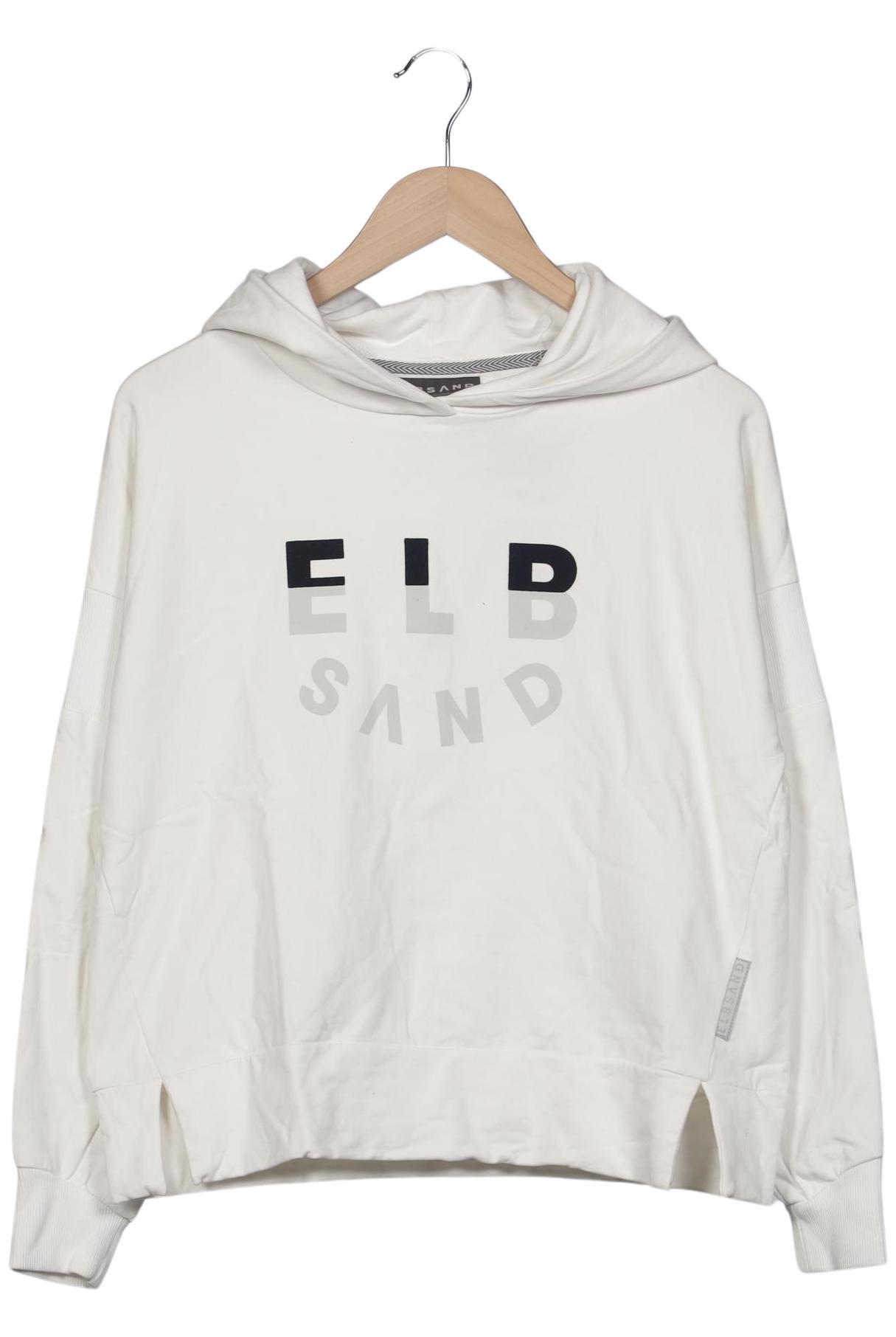 

Elbsand Damen Kapuzenpullover, weiß, Gr. 36
