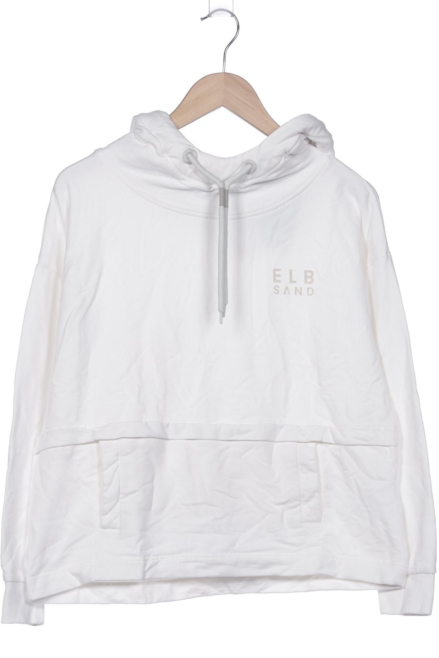 

Elbsand Damen Kapuzenpullover, weiß, Gr. 42