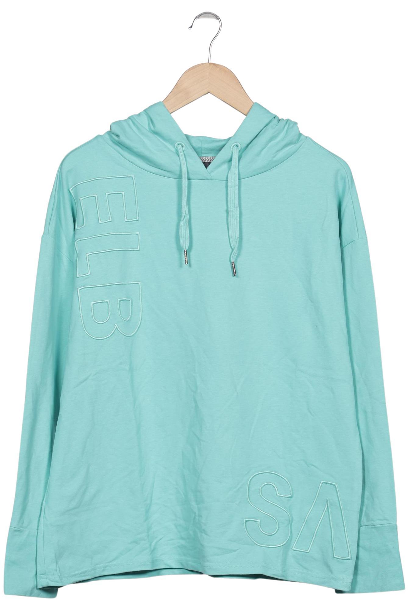 

Elbsand Damen Kapuzenpullover, türkis, Gr. 44