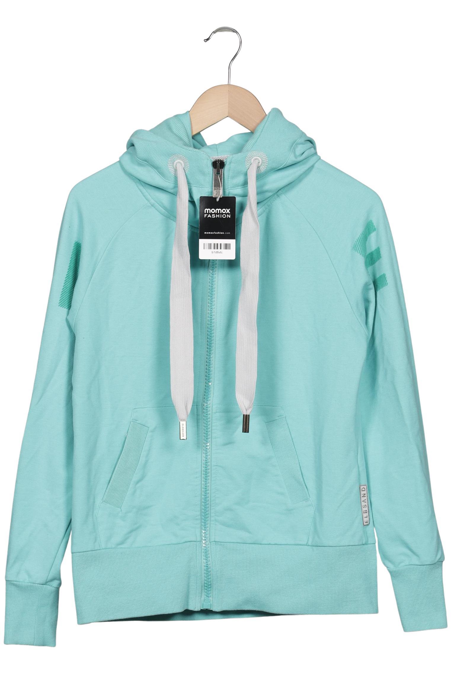 

Elbsand Damen Kapuzenpullover, türkis, Gr. 42