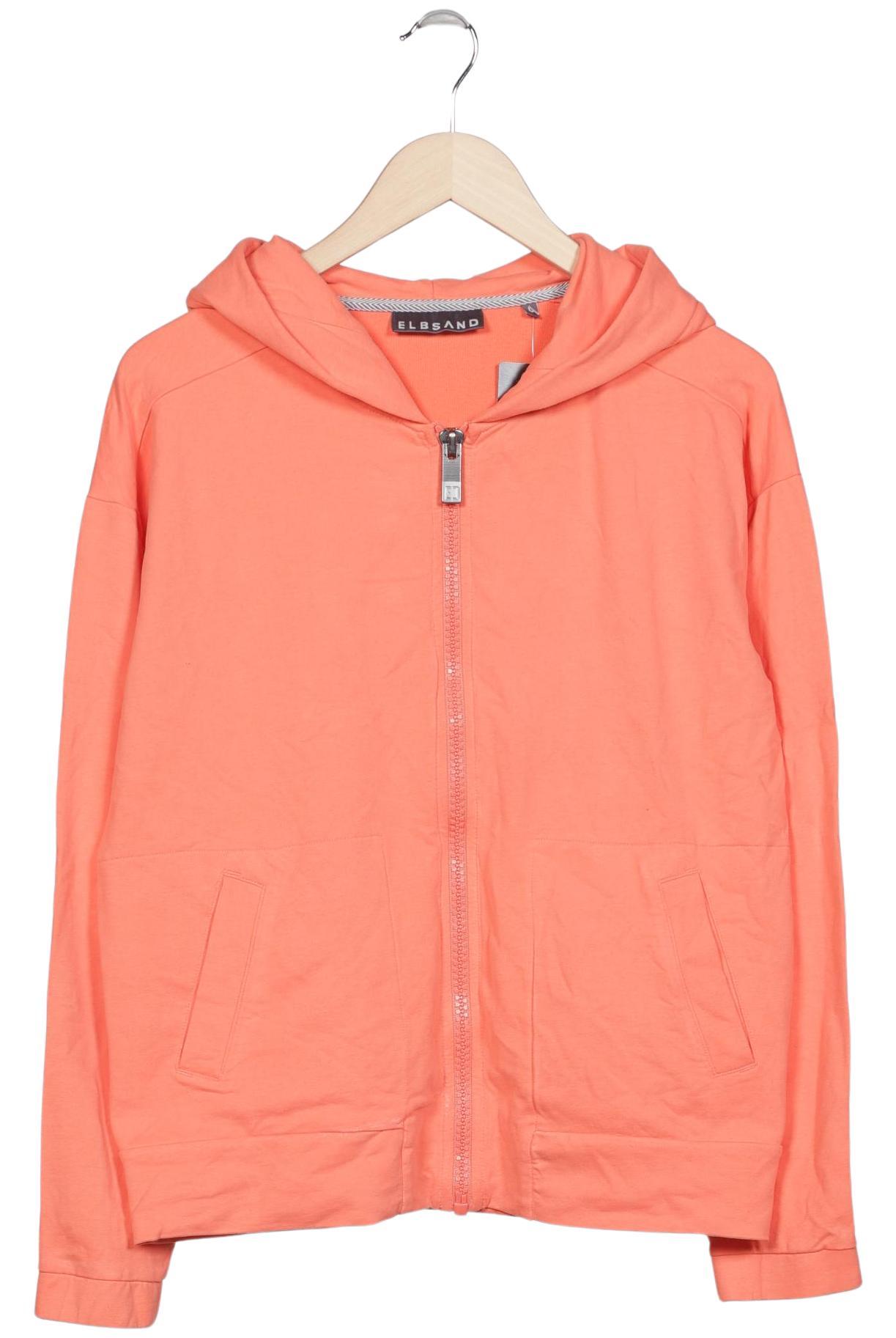 

Elbsand Damen Kapuzenpullover, orange, Gr. 42