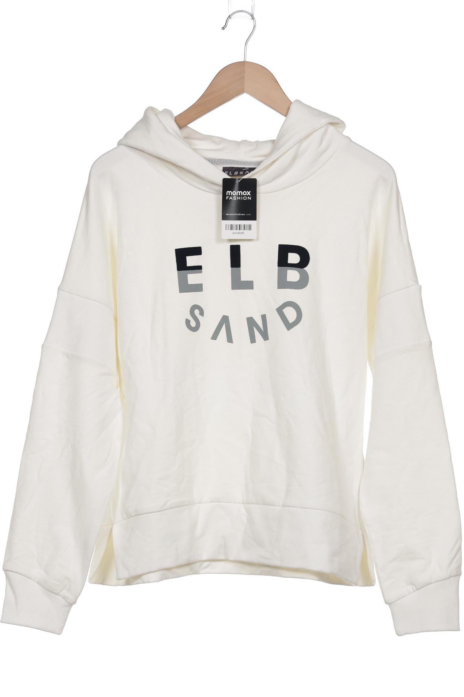 

Elbsand Damen Kapuzenpullover, weiß, Gr. 42