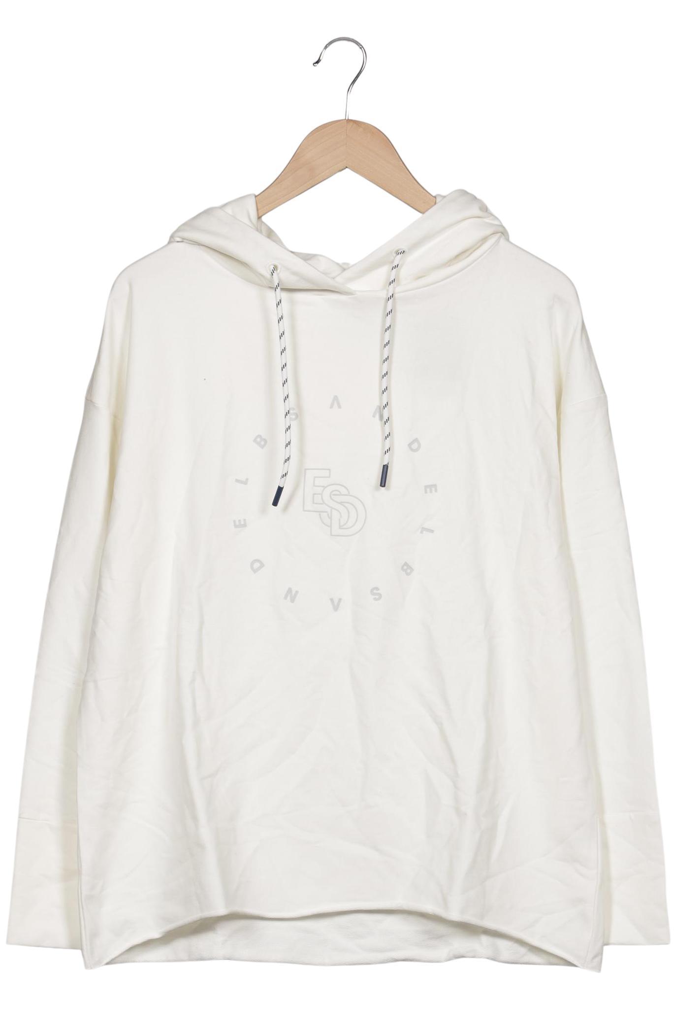 

Elbsand Damen Kapuzenpullover, weiß, Gr. 44