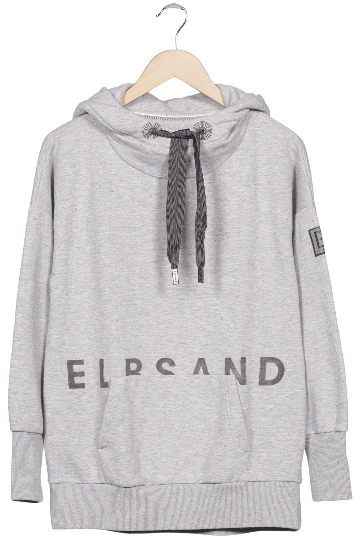 

Elbsand Damen Kapuzenpullover, grau, Gr. 38