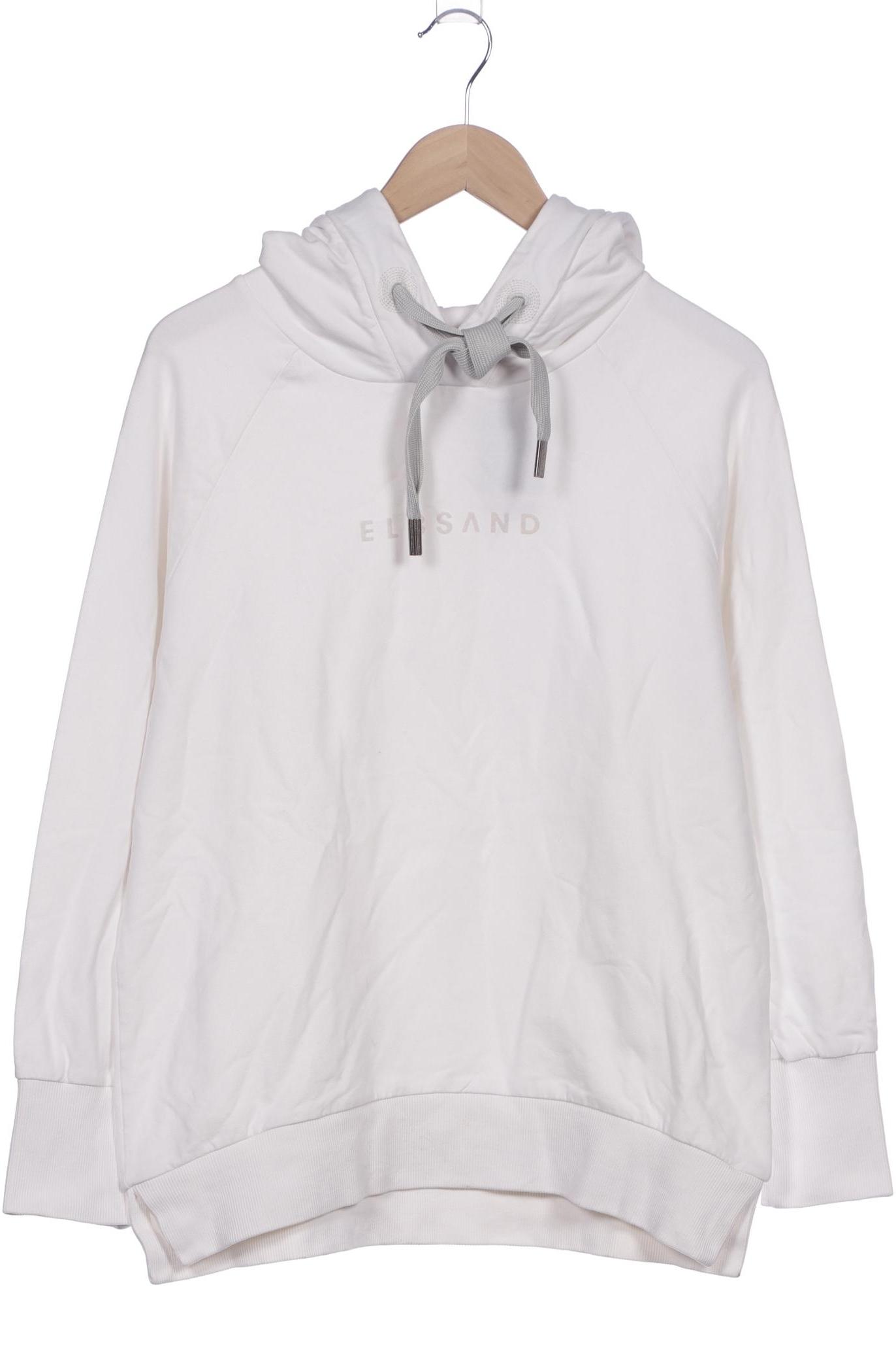 

Elbsand Damen Kapuzenpullover, weiß, Gr. 38