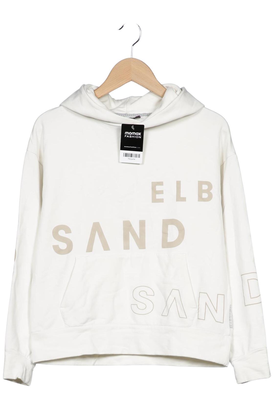 

Elbsand Damen Kapuzenpullover, weiß, Gr. 38