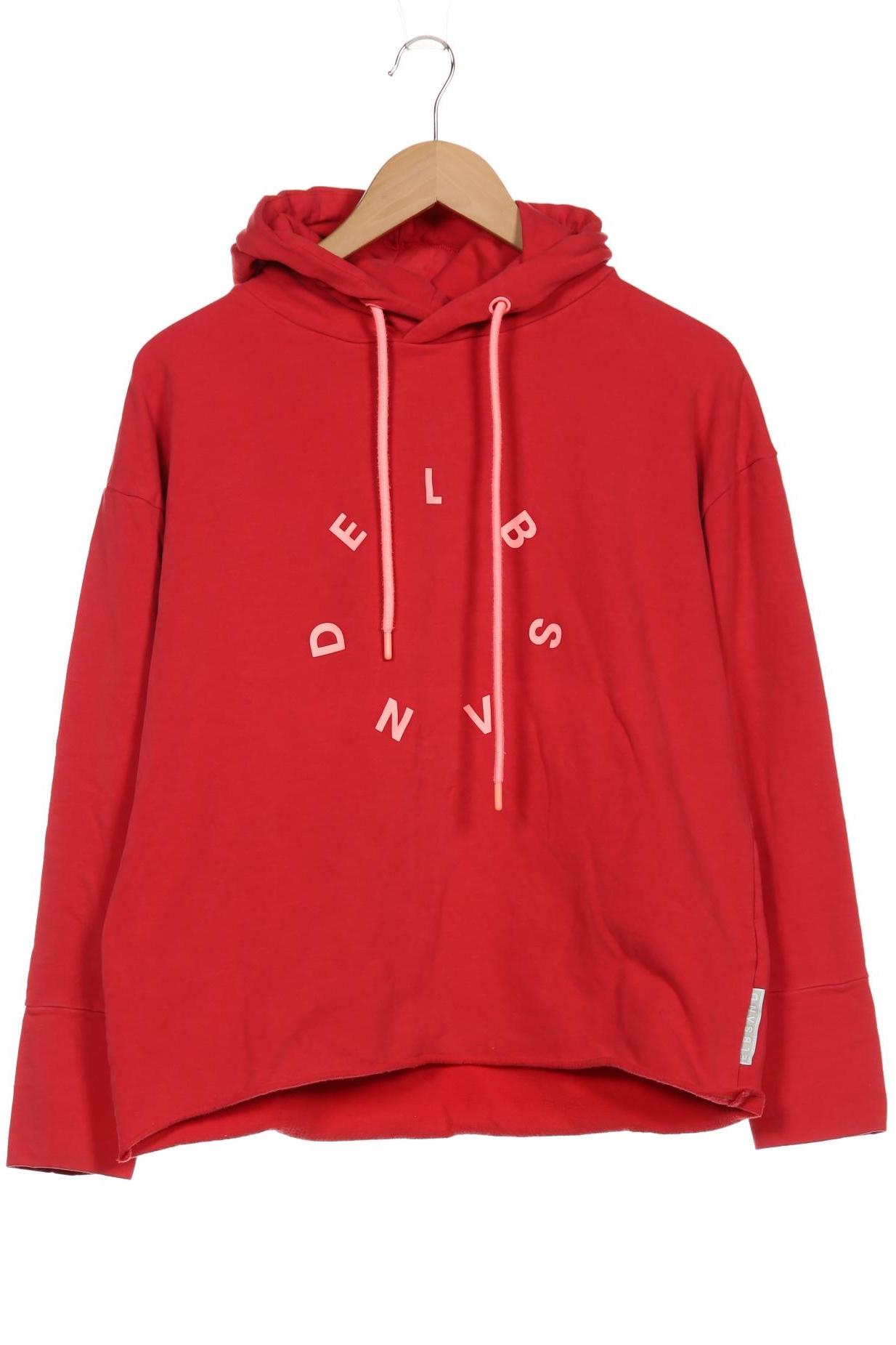

Elbsand Damen Kapuzenpullover, rot, Gr. 42