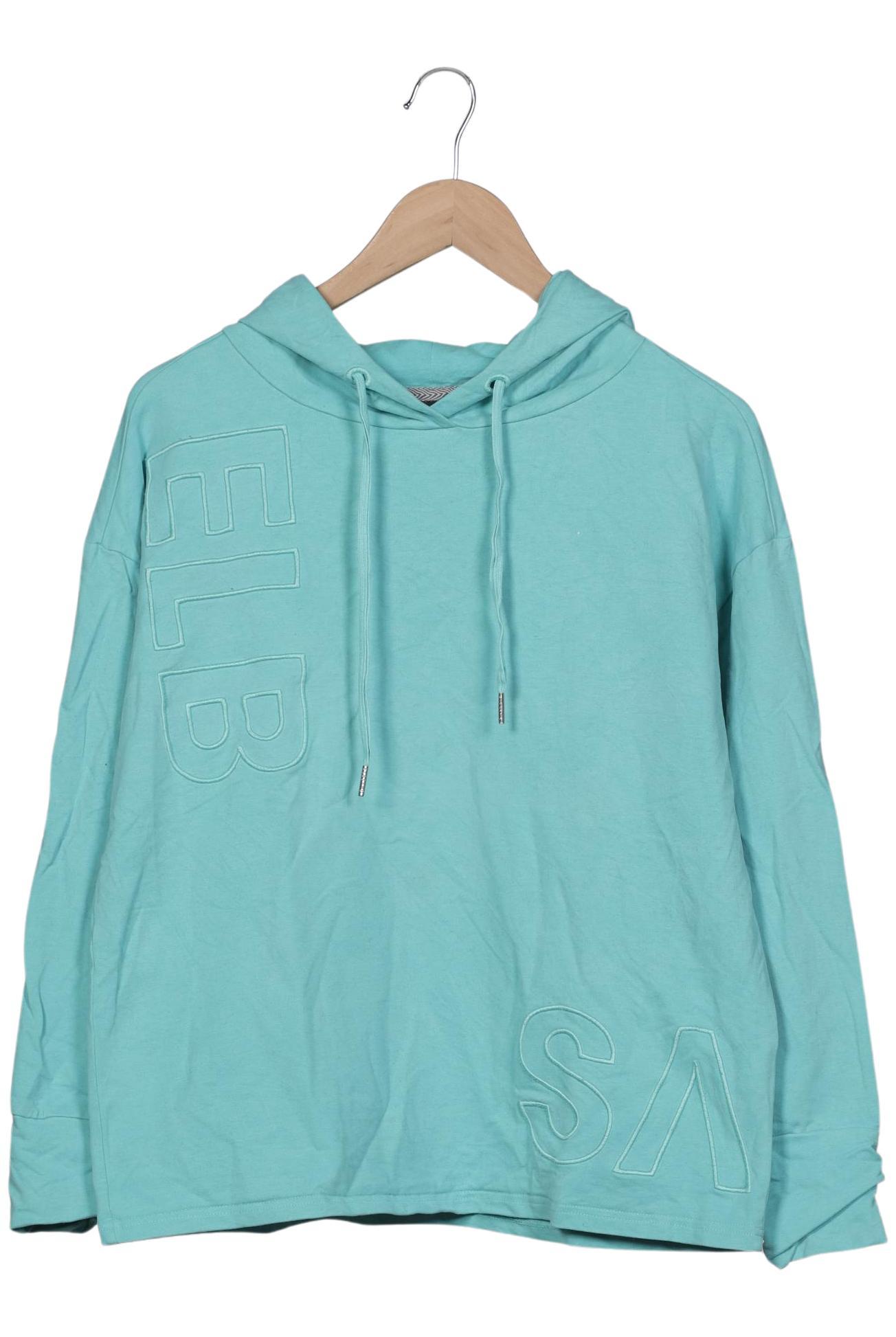 

Elbsand Damen Kapuzenpullover, türkis, Gr. 38