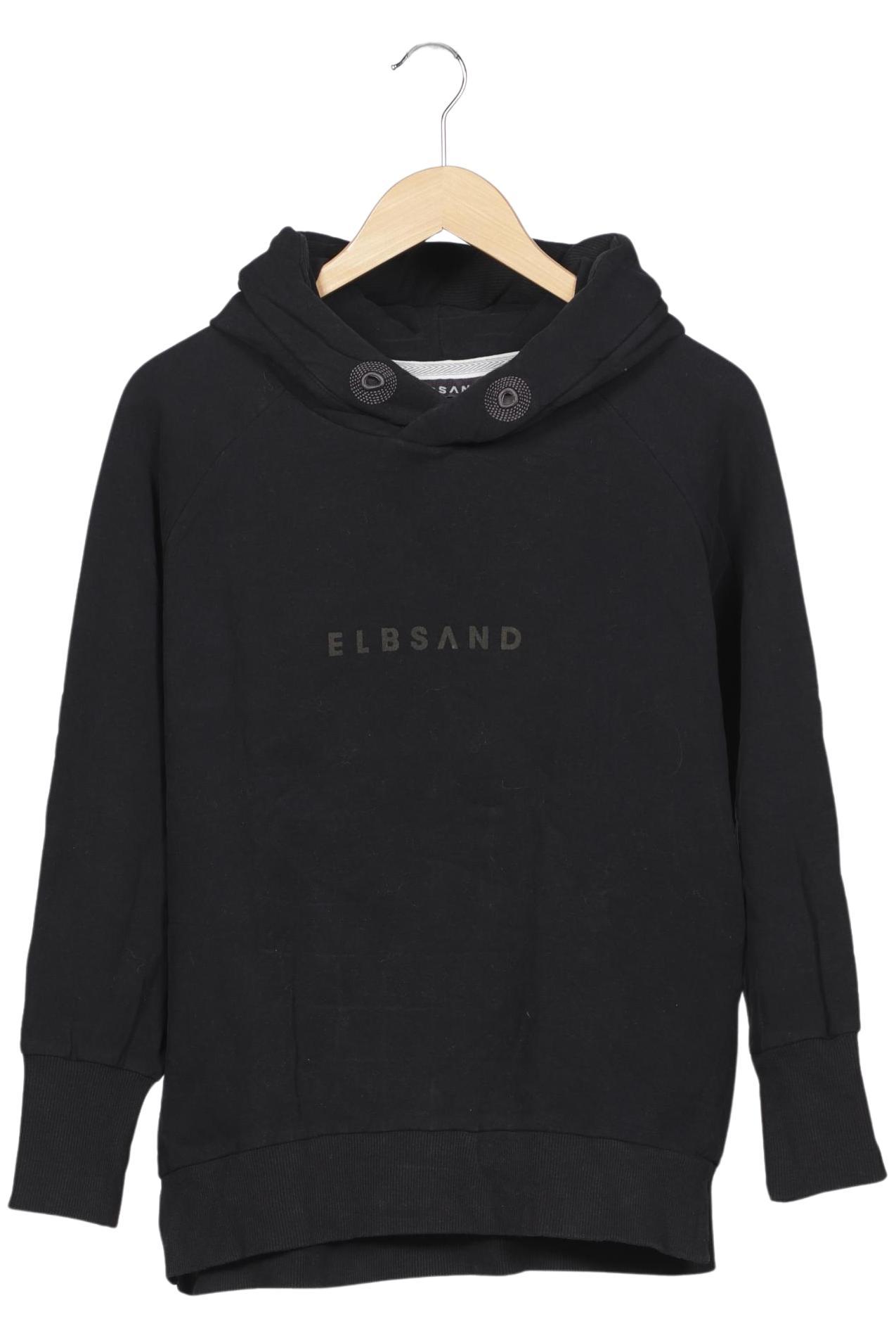 

Elbsand Damen Kapuzenpullover, schwarz, Gr. 38