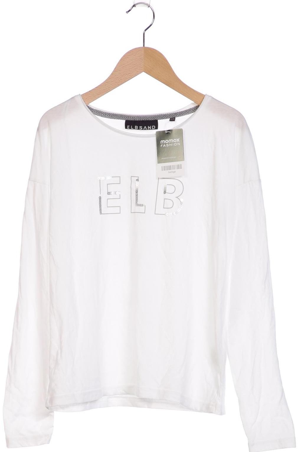 

Elbsand Damen Langarmshirt, weiß, Gr. 34
