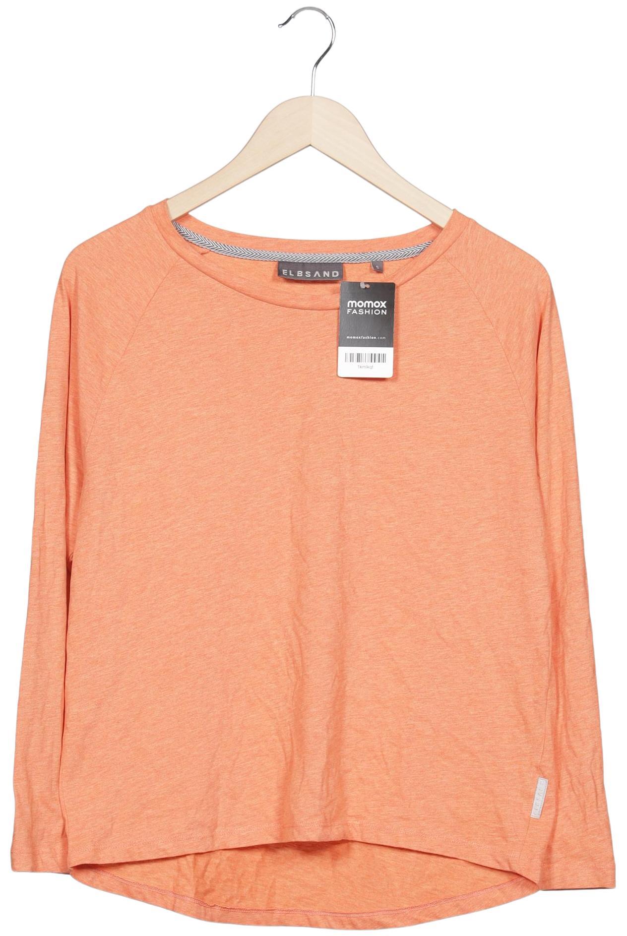 

Elbsand Damen Langarmshirt, orange, Gr. 36