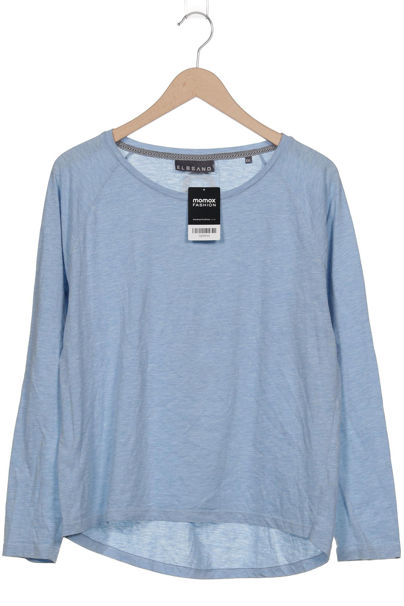 

Elbsand Damen Langarmshirt, hellblau, Gr. 46