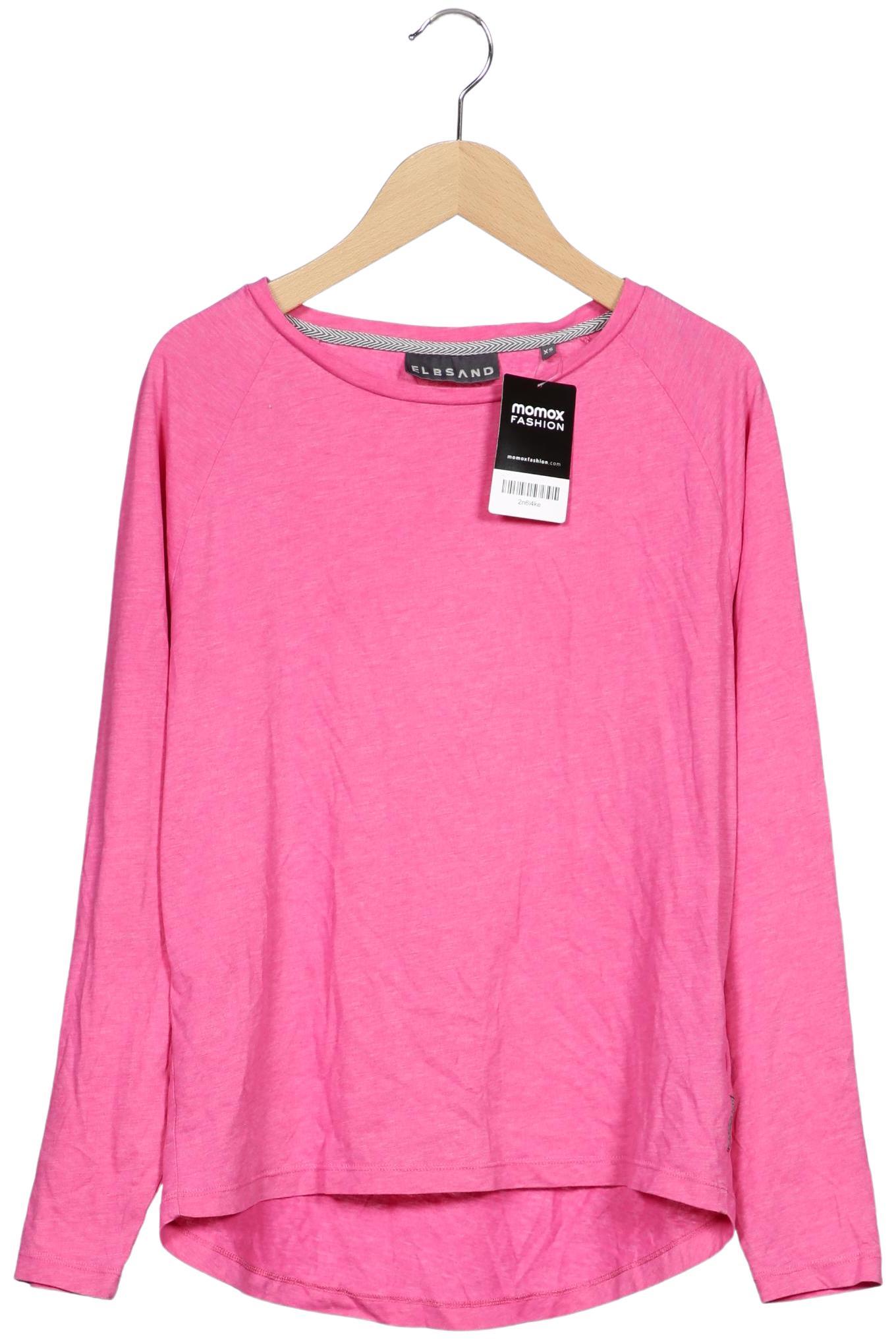 

Elbsand Damen Langarmshirt, pink, Gr. 34