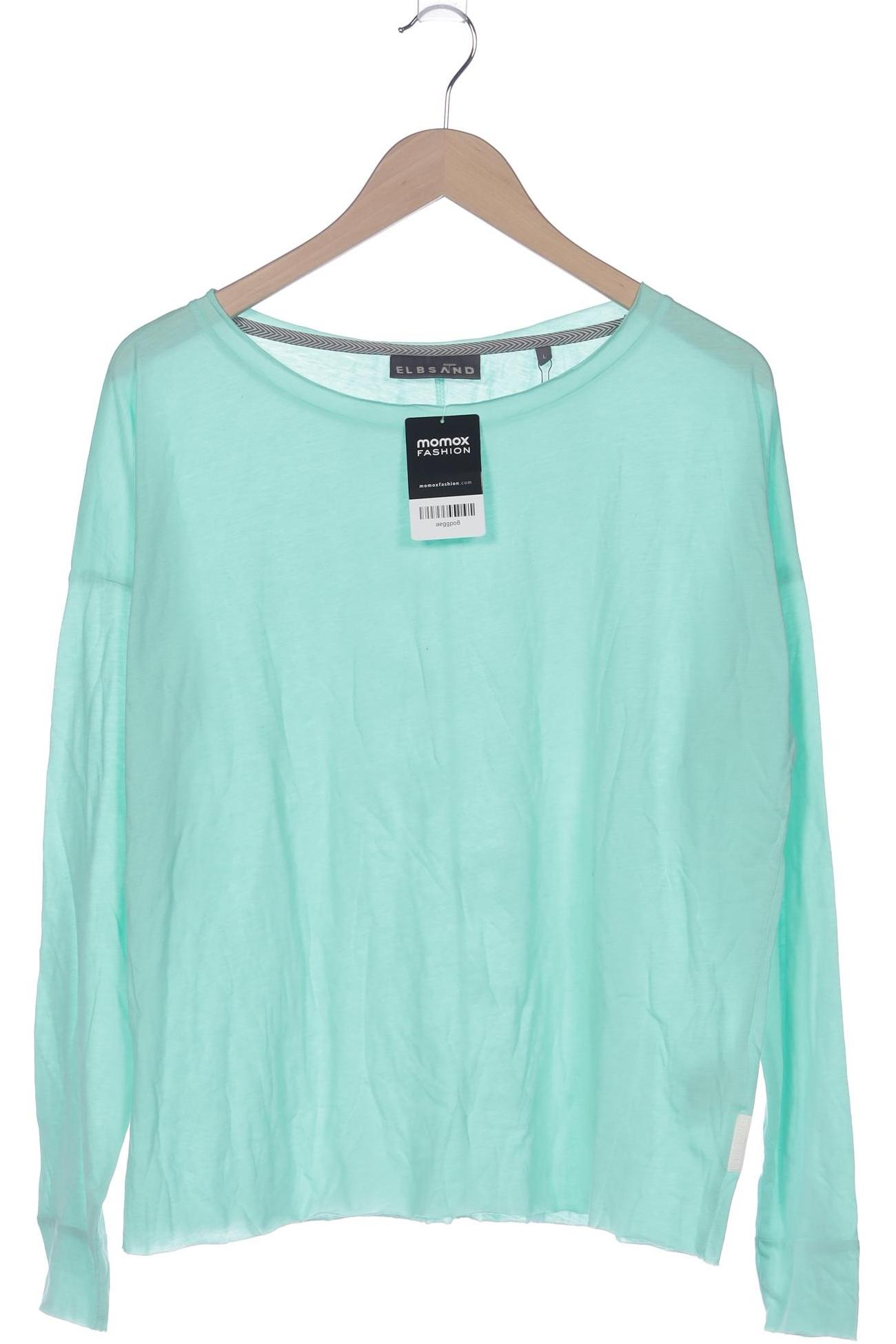 

Elbsand Damen Langarmshirt, türkis, Gr. 42