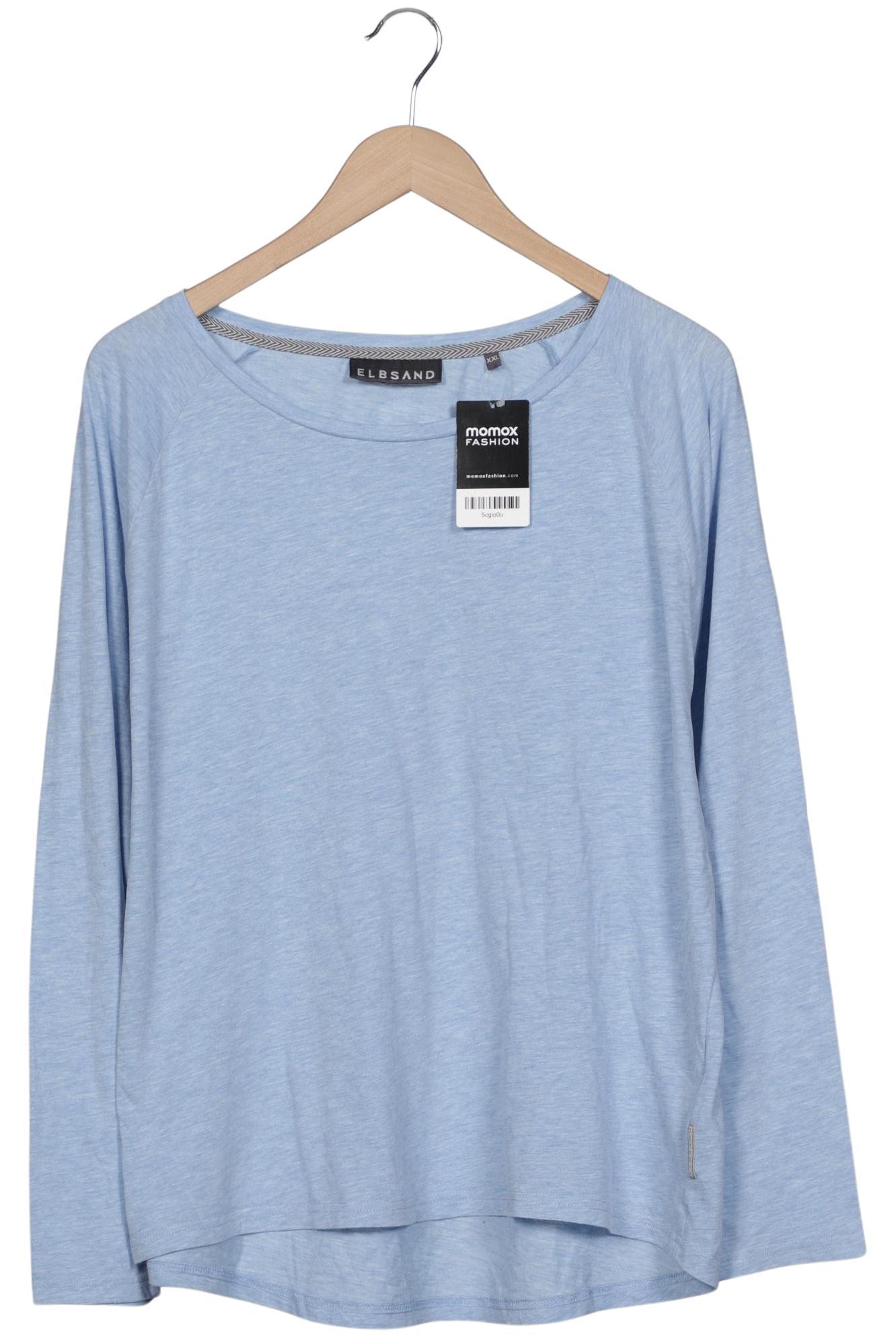 

Elbsand Damen Langarmshirt, hellblau, Gr. 46