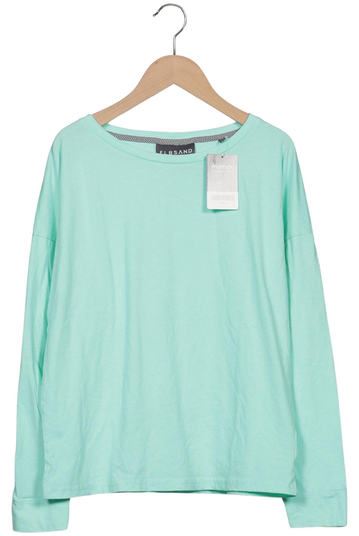 

Elbsand Damen Langarmshirt, türkis, Gr. 38