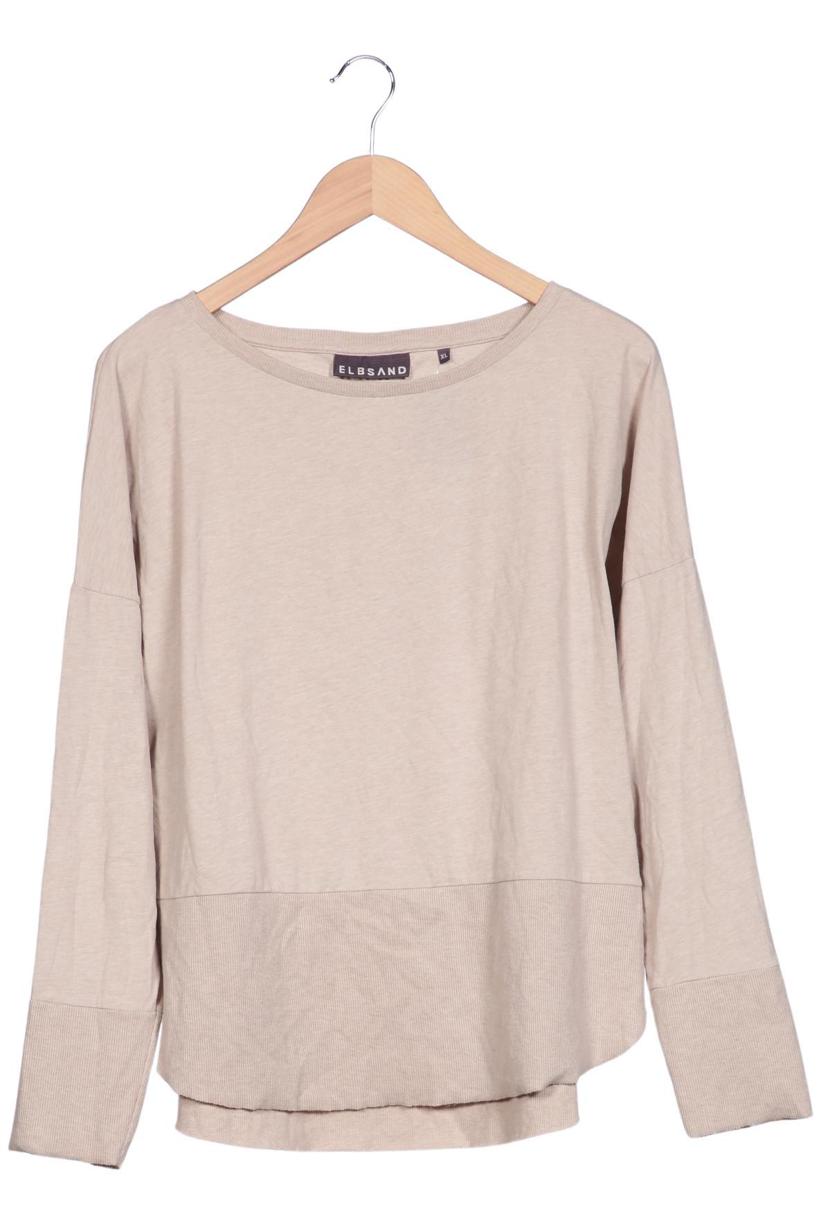 

Elbsand Damen Langarmshirt, beige, Gr. 44