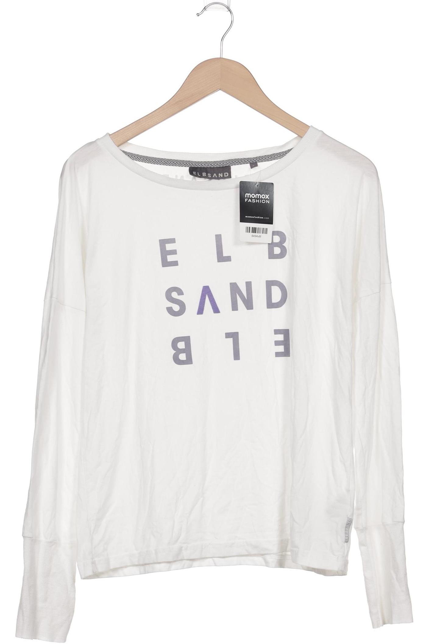 

Elbsand Damen Langarmshirt, weiß, Gr. 42