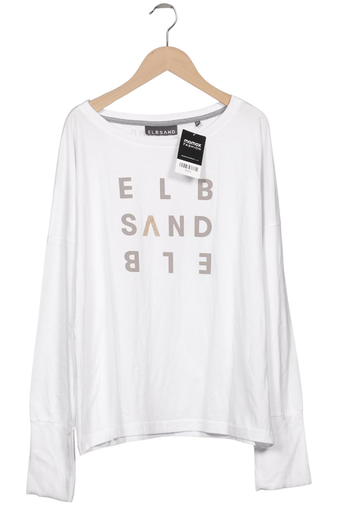 

Elbsand Damen Langarmshirt, weiß, Gr. 46