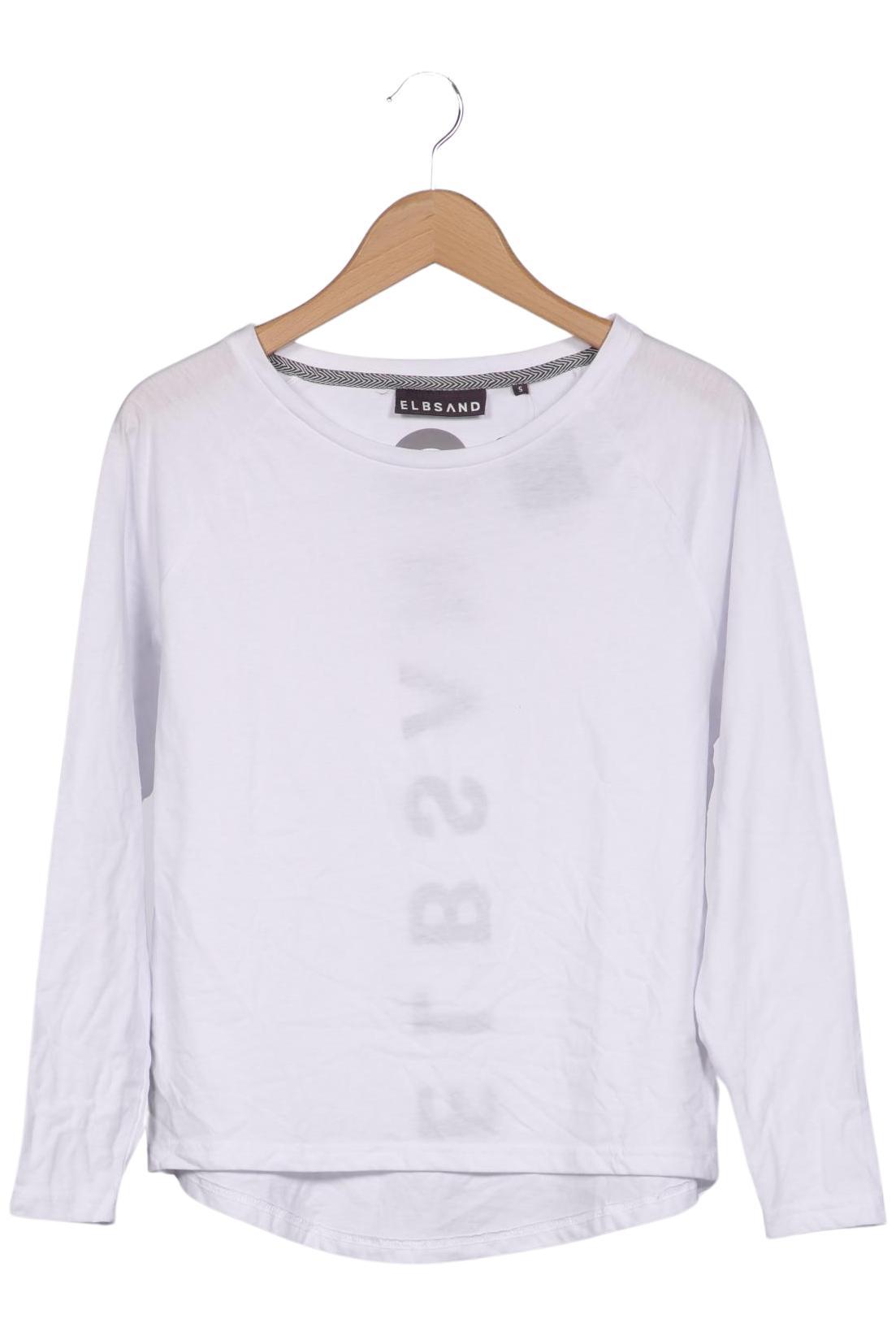 

Elbsand Damen Langarmshirt, weiß, Gr. 36