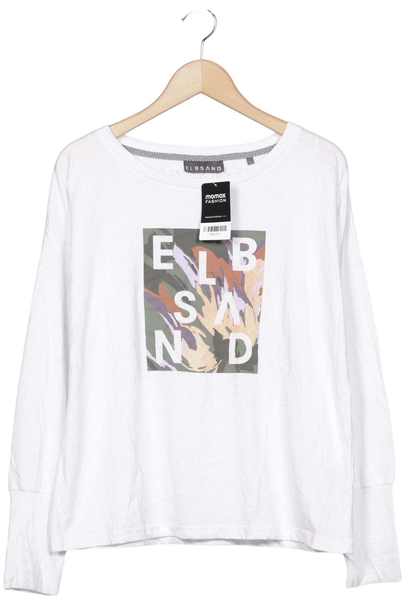 

Elbsand Damen Langarmshirt, weiß, Gr. 42