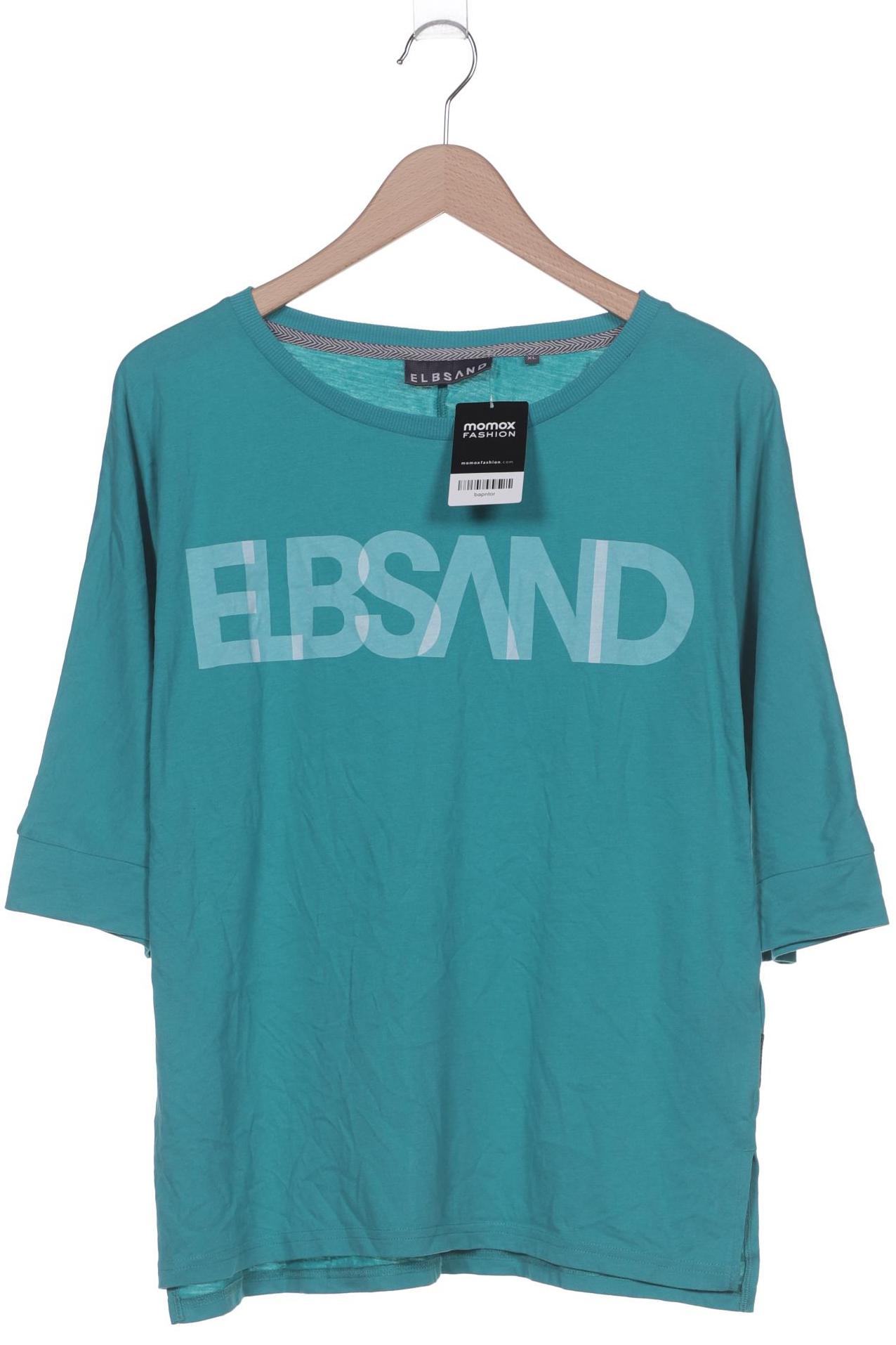 

Elbsand Damen Langarmshirt, türkis, Gr. 44