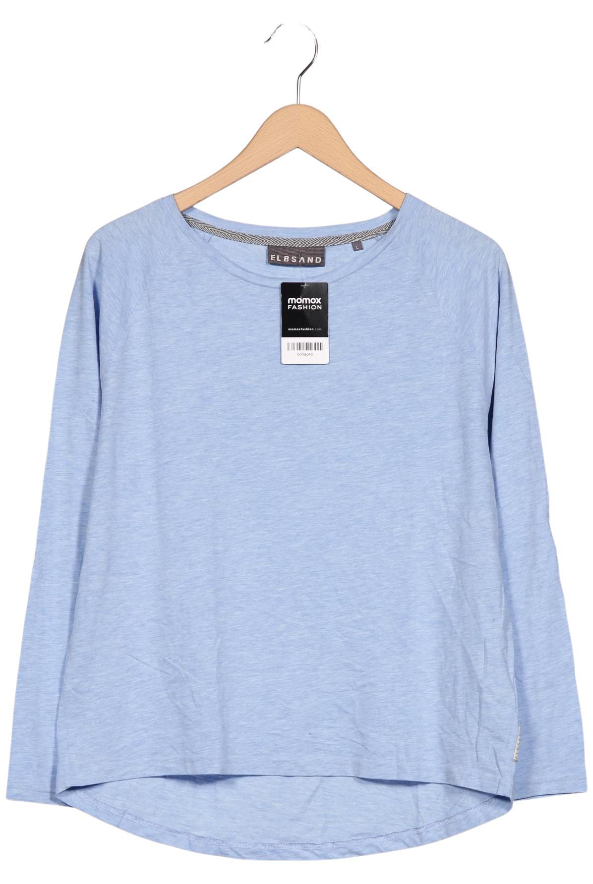 

Elbsand Damen Langarmshirt, hellblau, Gr. 42