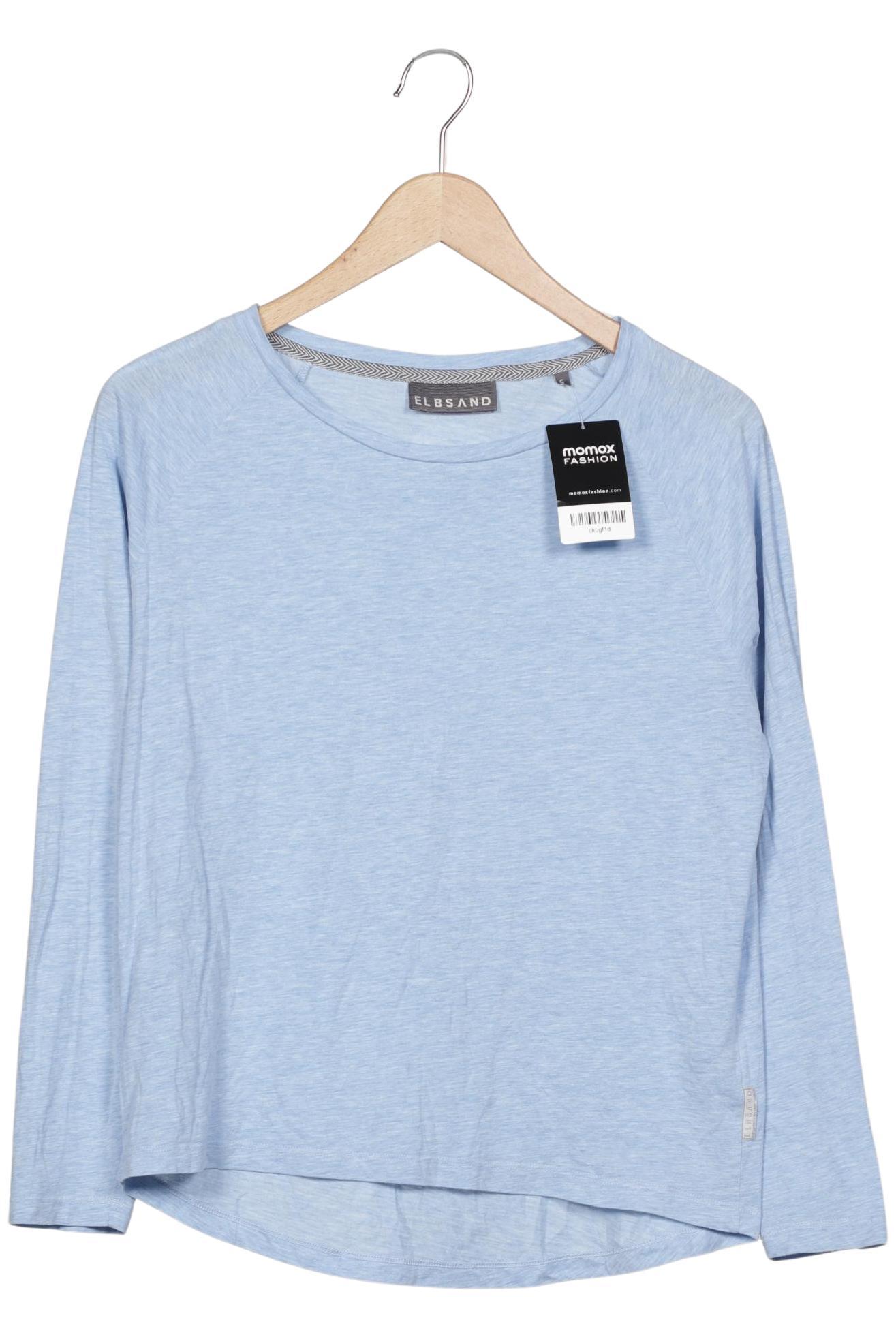 

Elbsand Damen Langarmshirt, hellblau, Gr. 36