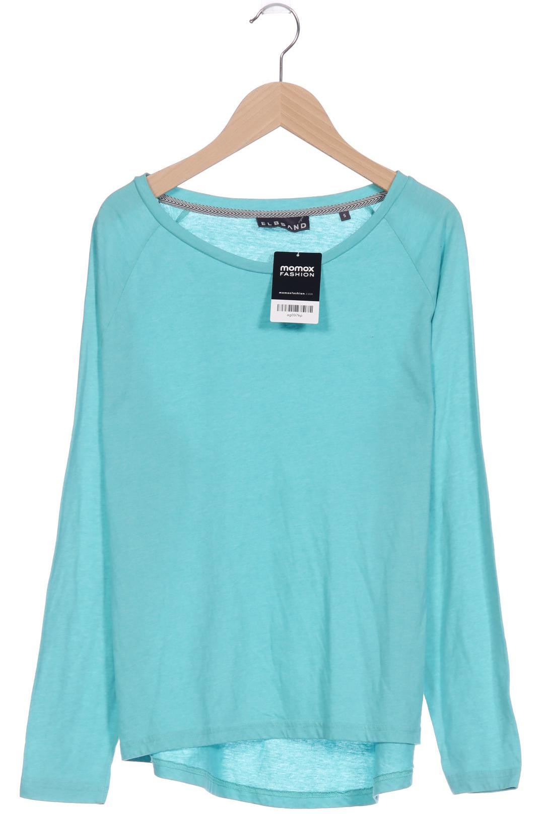 

Elbsand Damen Langarmshirt, türkis, Gr. 36