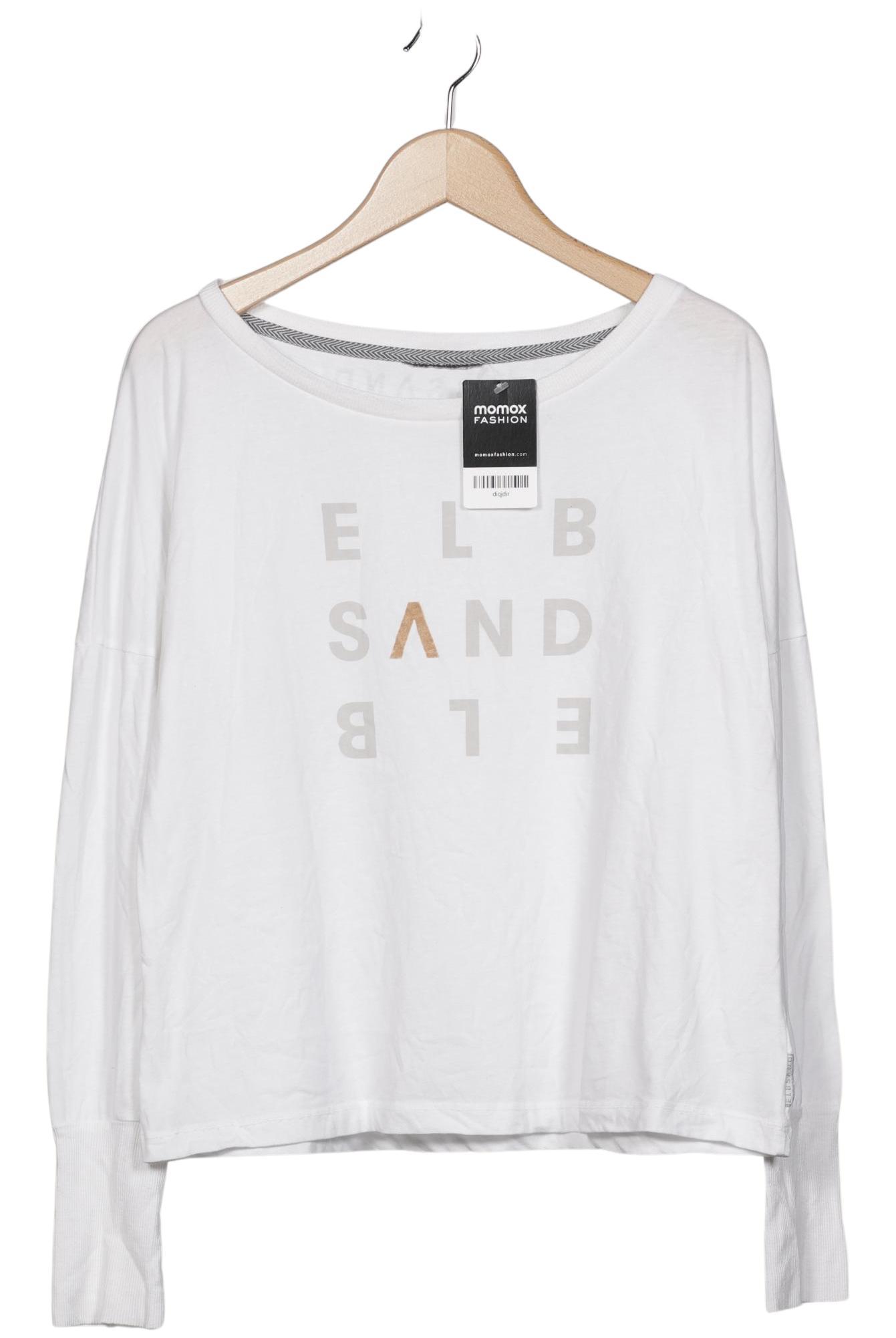 

Elbsand Damen Langarmshirt, weiß, Gr. 44
