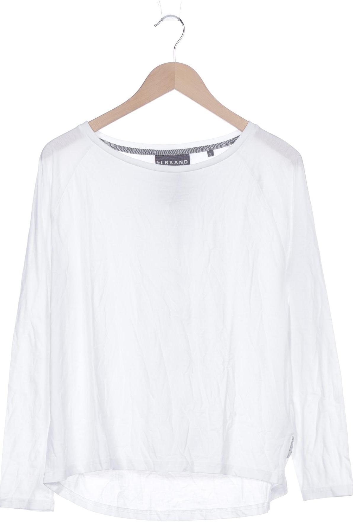 

Elbsand Damen Langarmshirt, weiß, Gr. 44