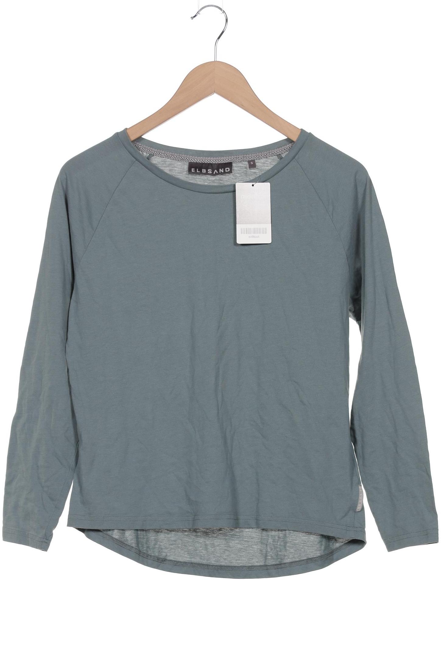 

Elbsand Damen Langarmshirt, türkis, Gr. 36