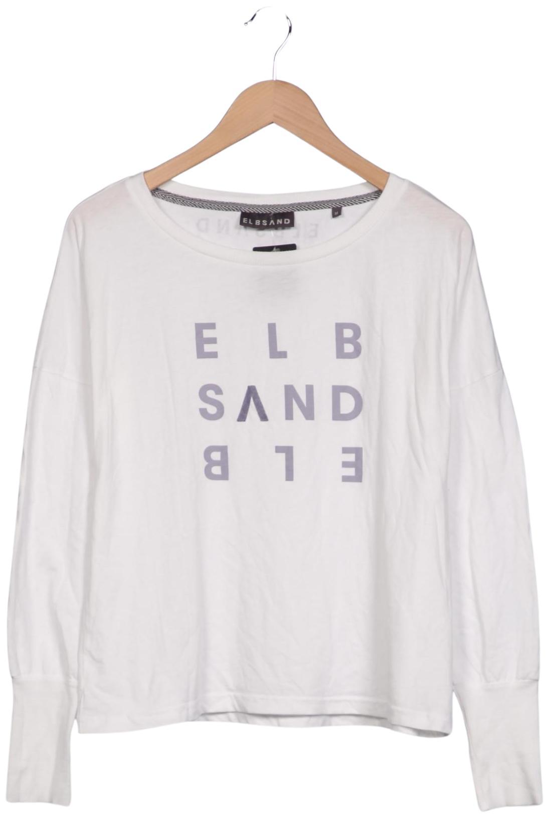 

Elbsand Damen Langarmshirt, weiß, Gr. 38