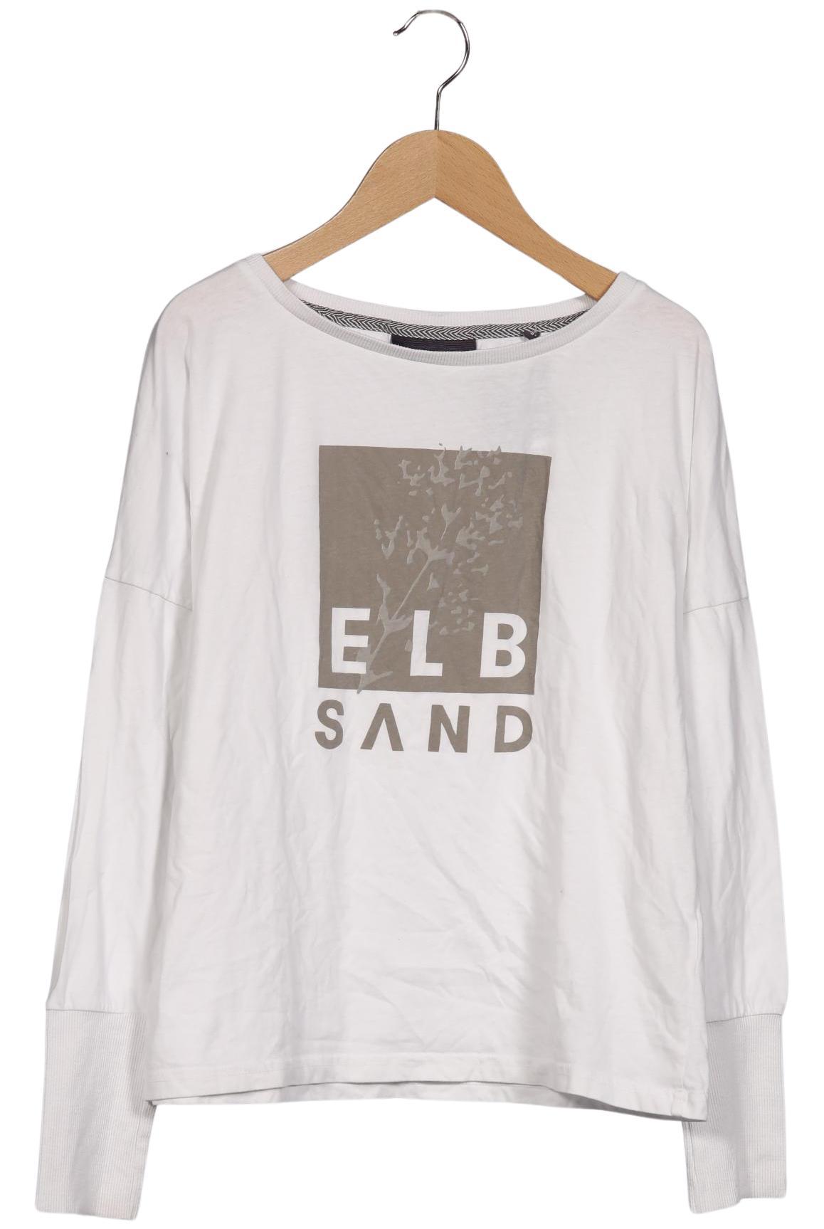 

Elbsand Damen Langarmshirt, weiß, Gr. 36